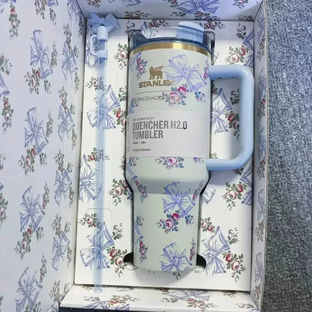 Stanley x LoveShackFancy Flowstate Quencher