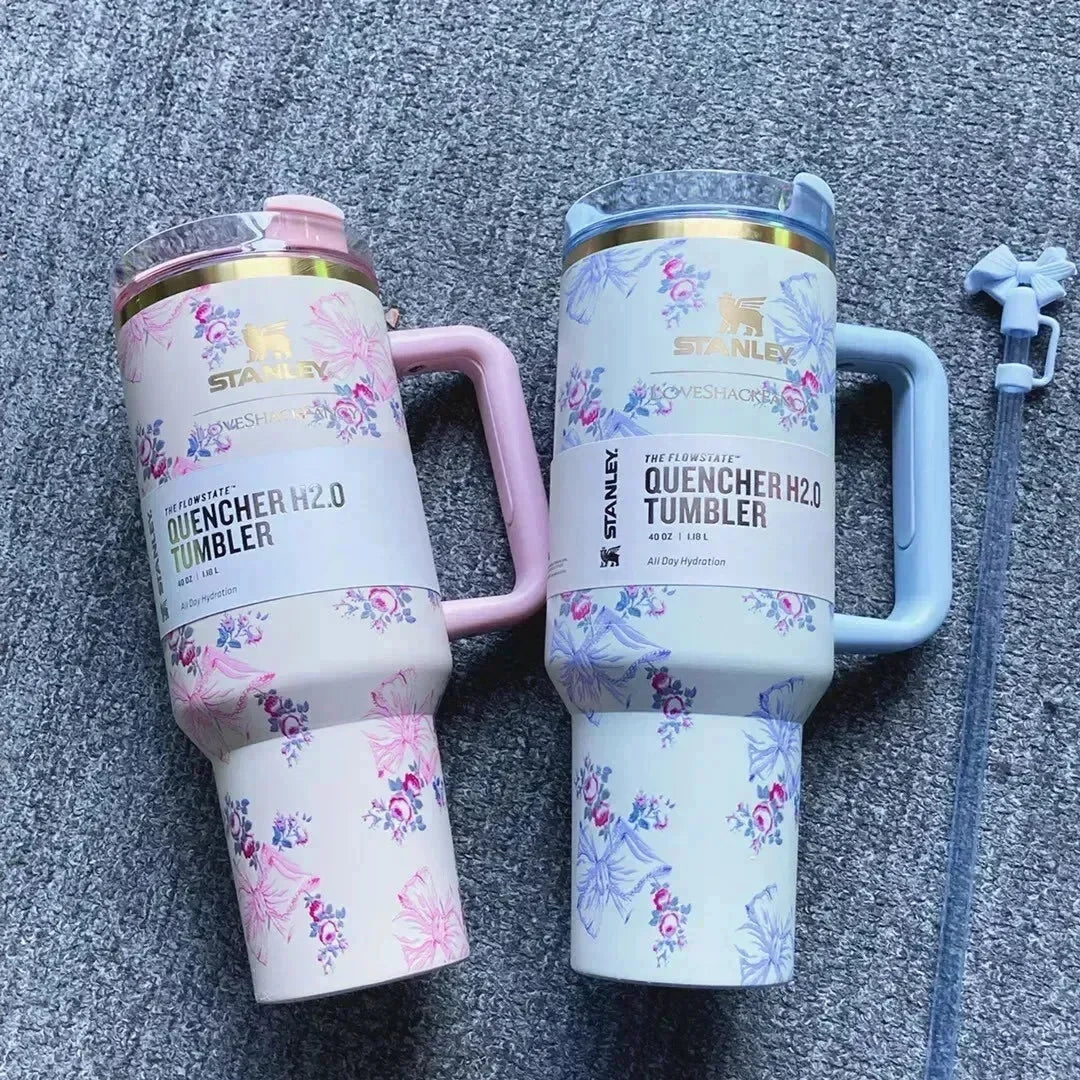 Stanley x LoveShackFancy Flowstate Quencher